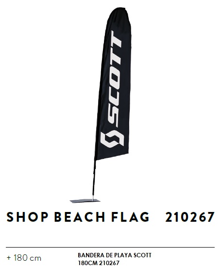 BANDERA DE PLAYA SCOTT 180CM 210267