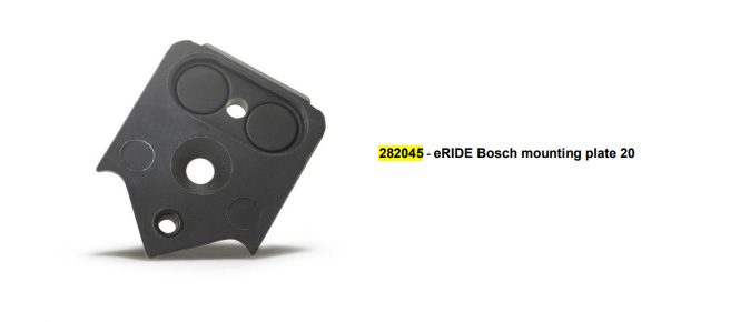 PLACA DE MONTAJE BOSCH 282045