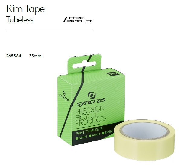 265584 CINTA PARA RIN SYNCROS 33 MM/33 NG 22